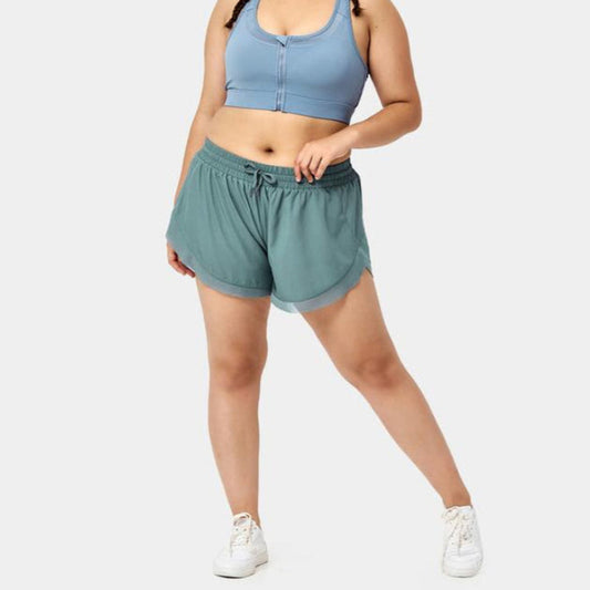Low Rise Drawstring Fitness Shorts